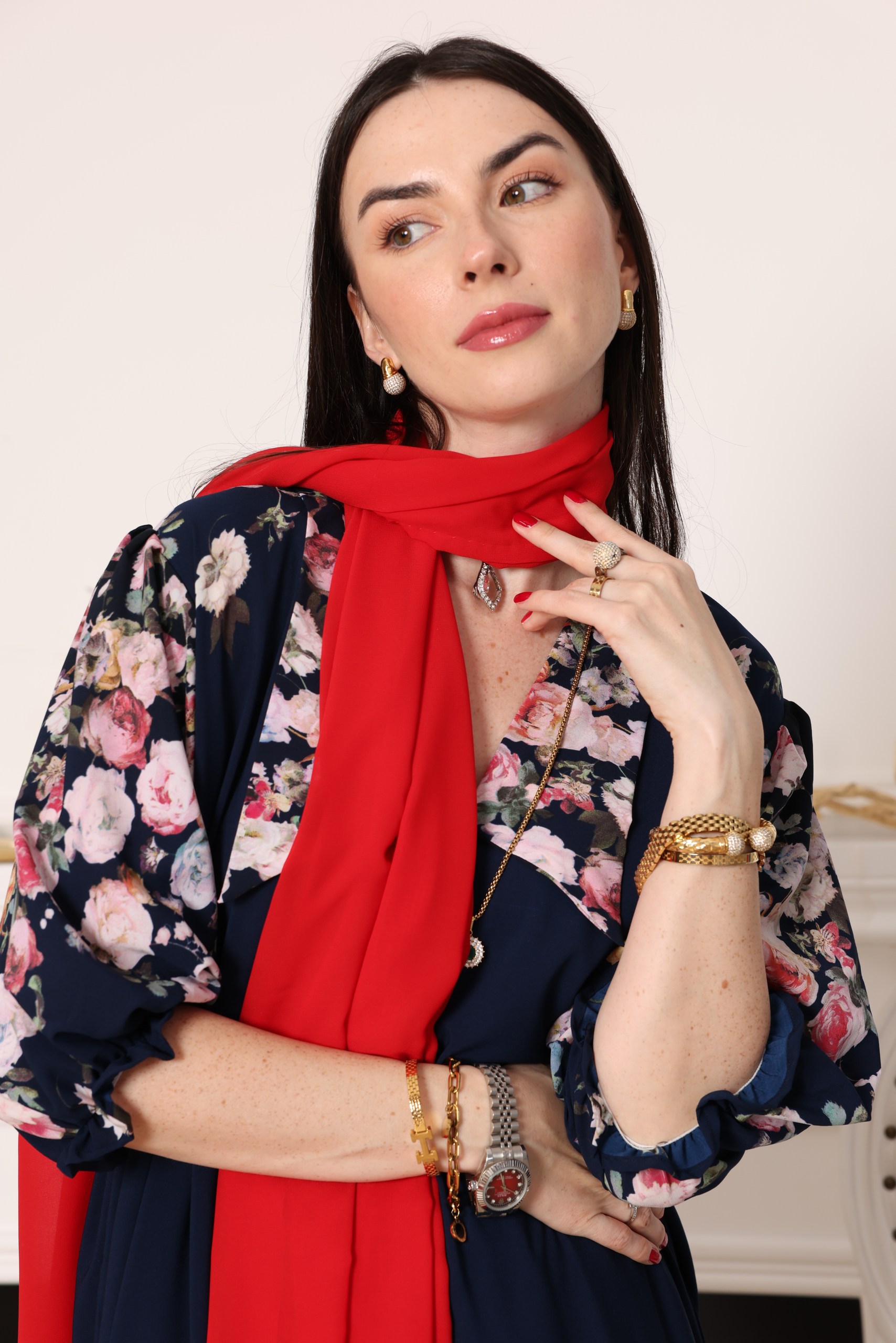  Midnight Blossom Floral Shirt