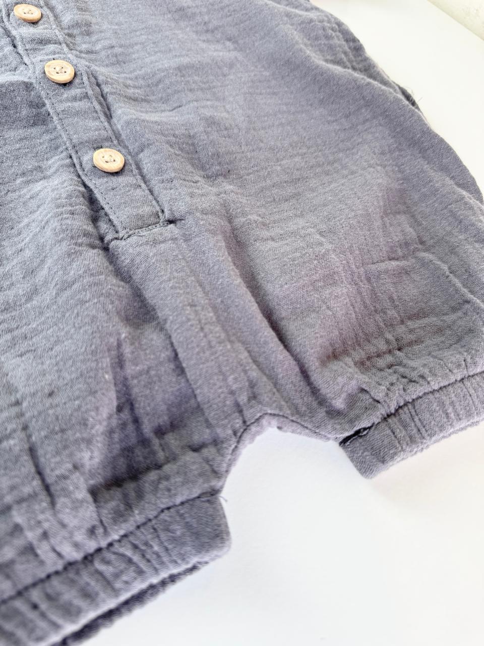  Little Explorer Button-up Romper