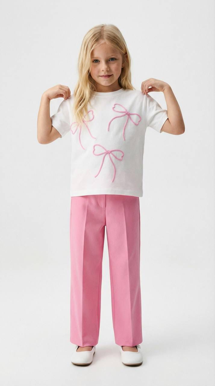 Sweet Bow 2-piece Girls Set