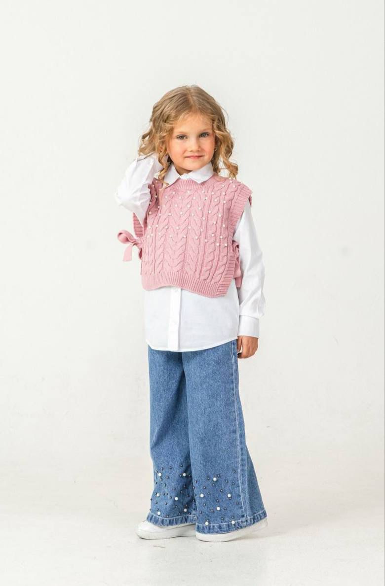 Pearl Charm 3-piece Girls Outfit Set