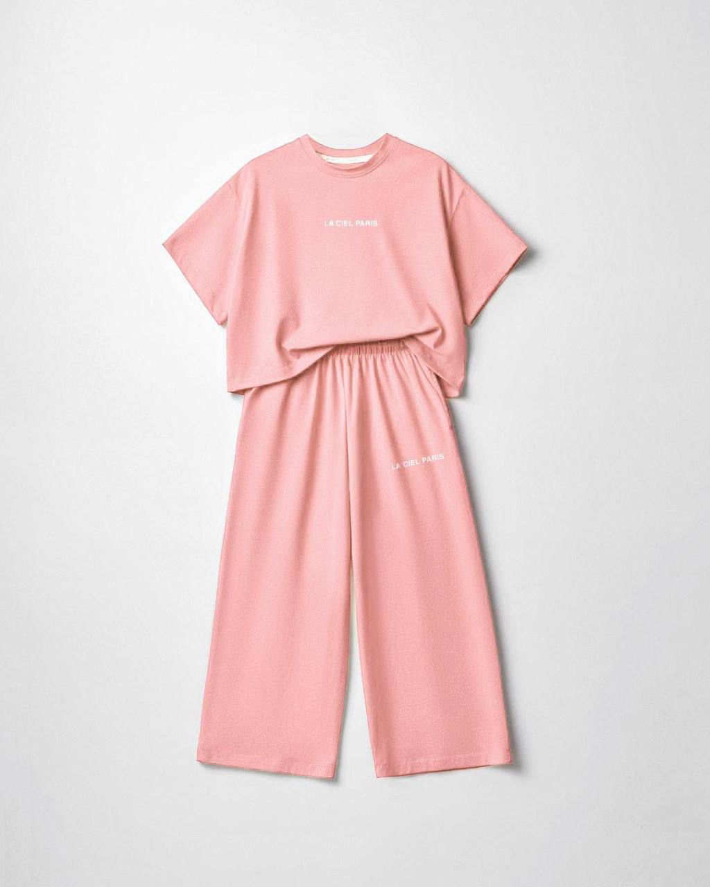 Peach Glow Co-ord Set – Soft Lounge Edition