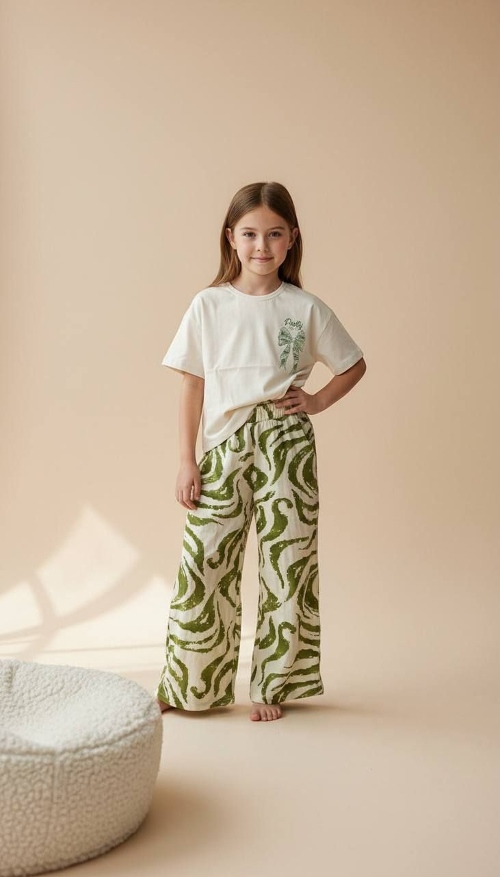 Green Breeze Girls Co-ord Set