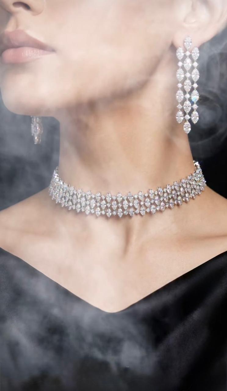 Luminous Crystal Necklace Set