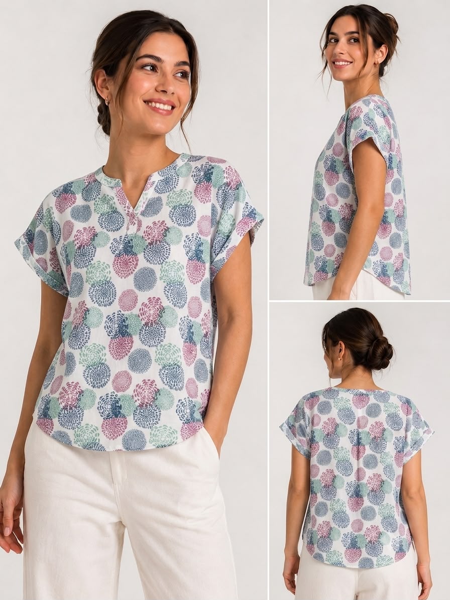 Pastel Petal Blouse