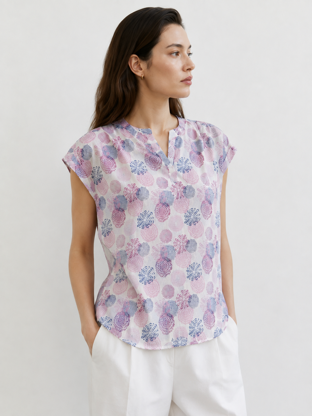 Lilac Bloom Blouse