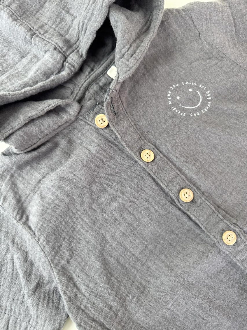  Little Explorer Button-Up Romper