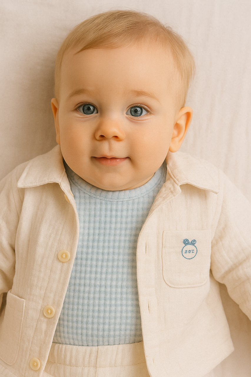 Ivory Linen Baby 3-Piece Set