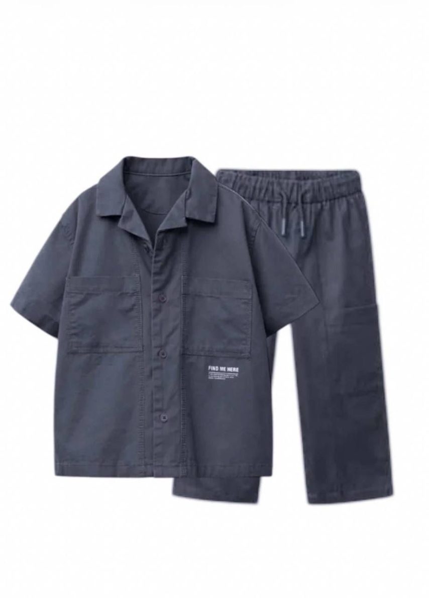 Classic Navy 3-Piece Boys Casual Set