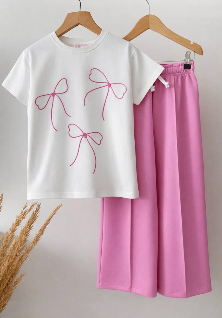 Sweet Bow 2-Piece Girls Set