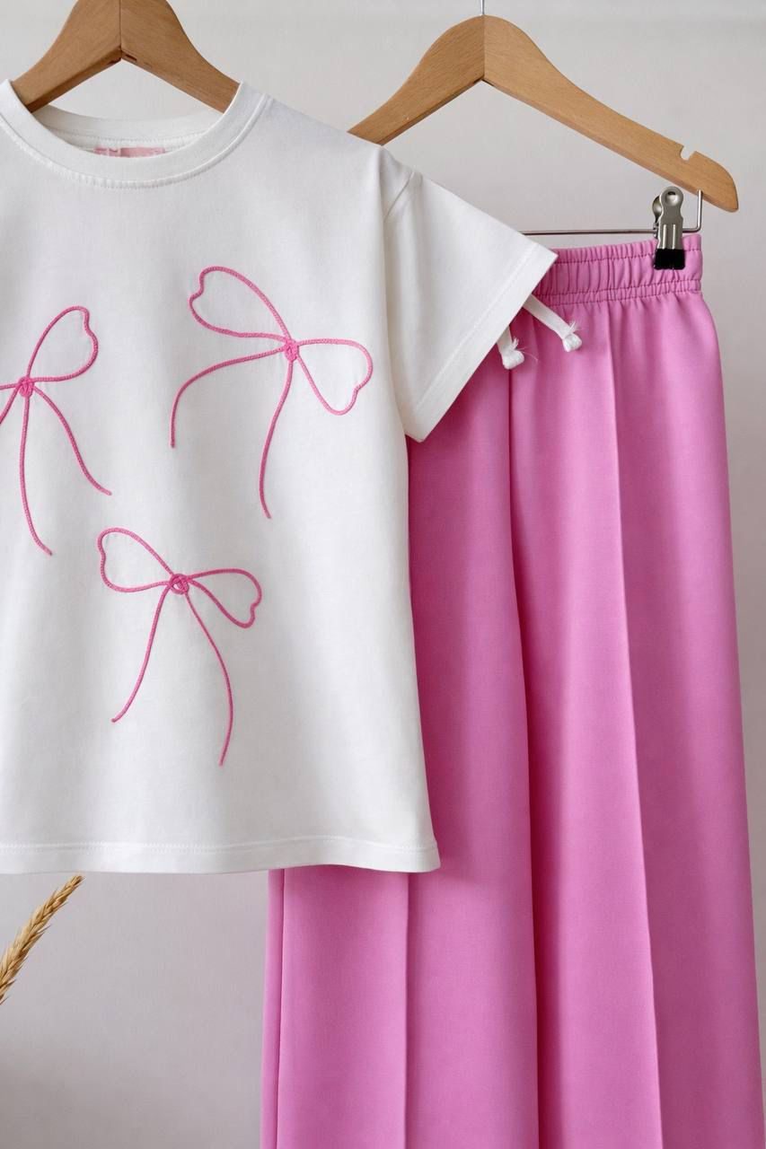 Sweet Bow 2-Piece Girls Set