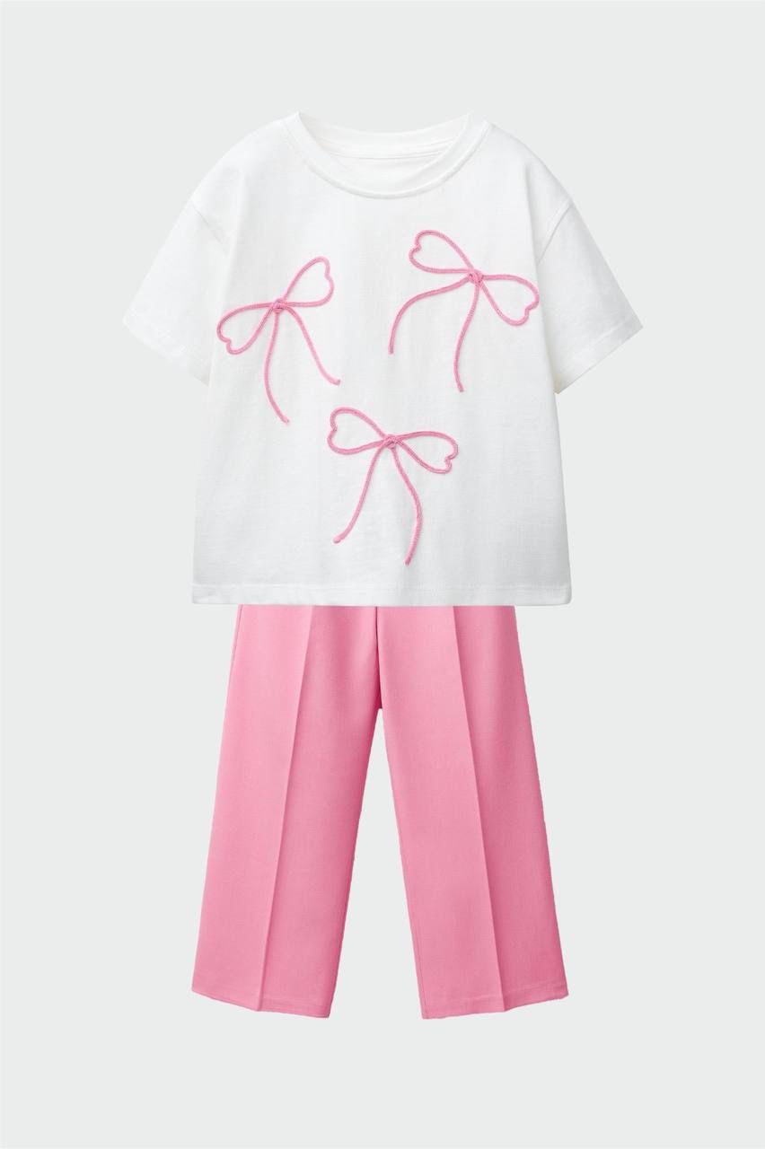 Sweet Bow 2-Piece Girls Set
