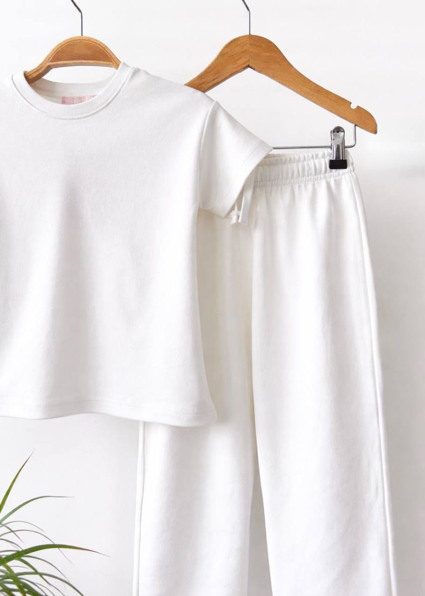 Ivory Relaxed Co-ord Outfit