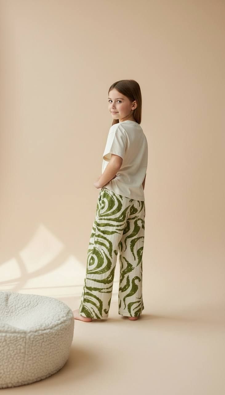 Green Breeze Girls Co-Ord Set