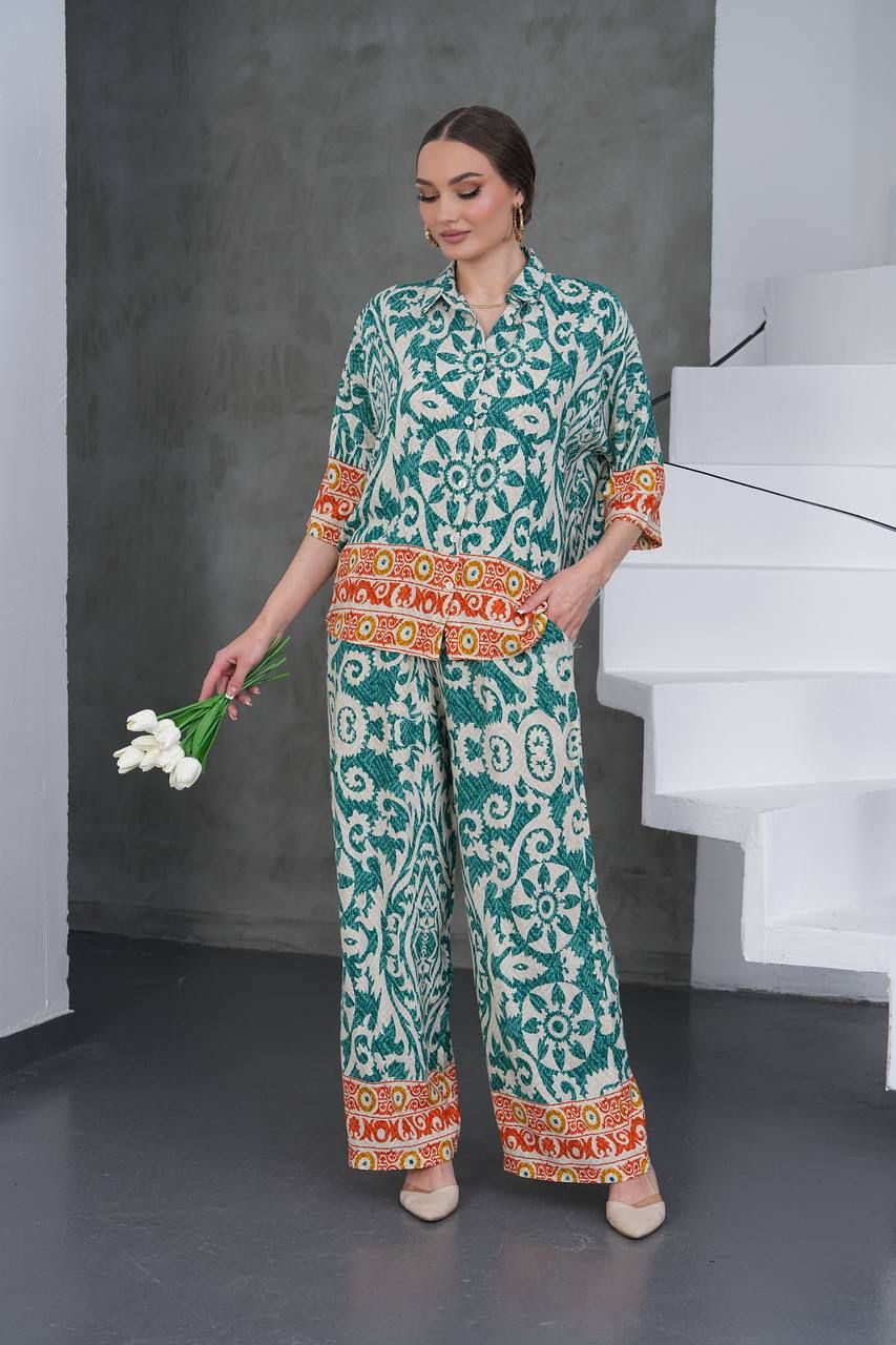 Vintage Garden Co-Ord Ensemble
