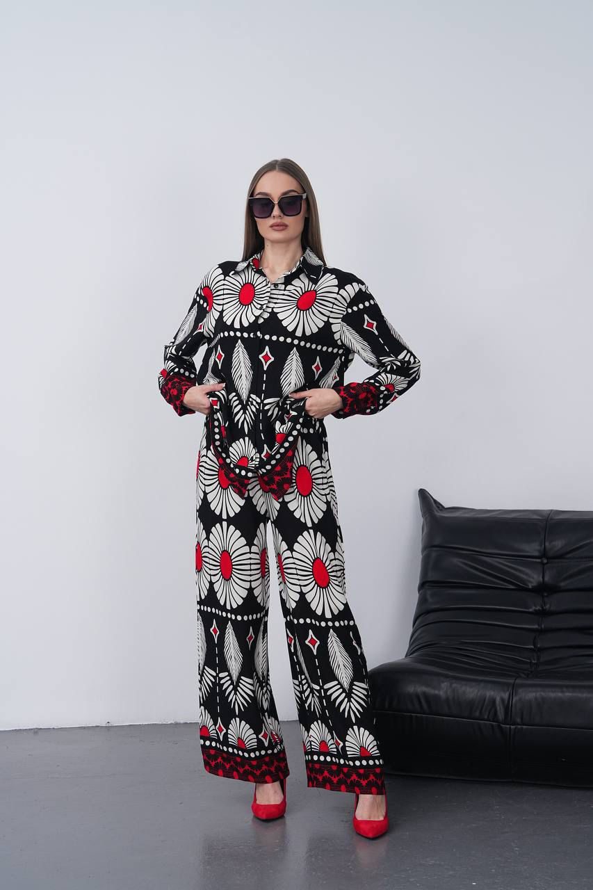 Crimson Noir Co-Ord Set