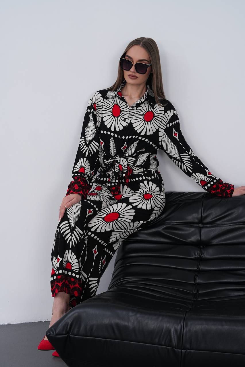 Crimson Noir Co-Ord Set