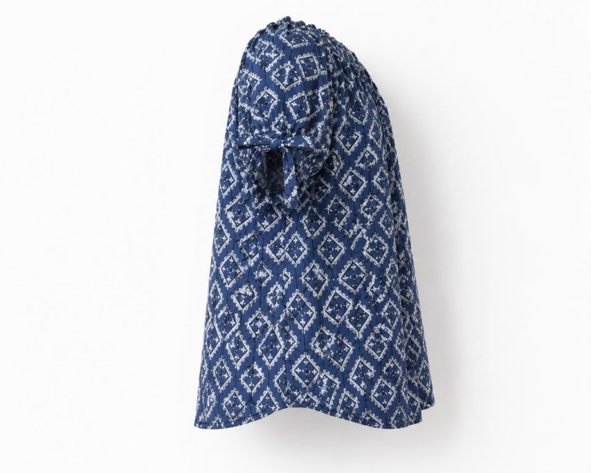 Indigo Printed Pure Lawn Blouse