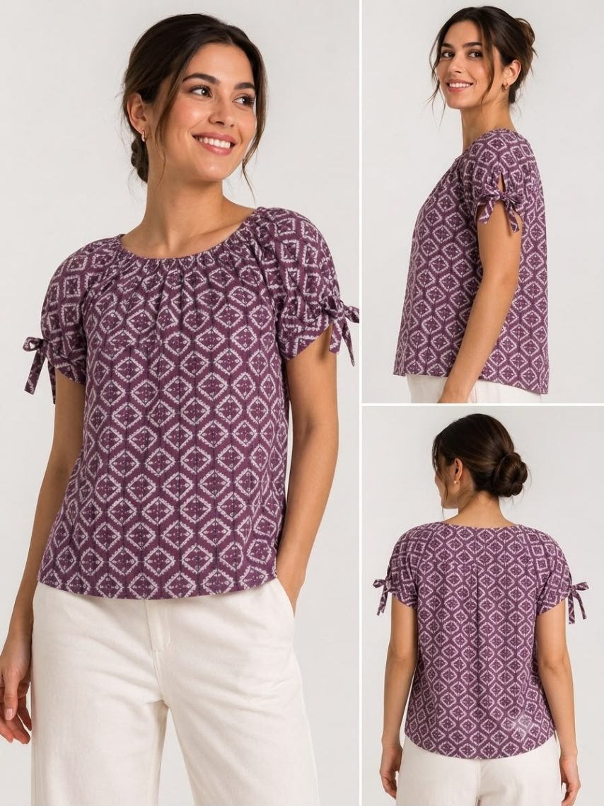 Plum Charm Blouse